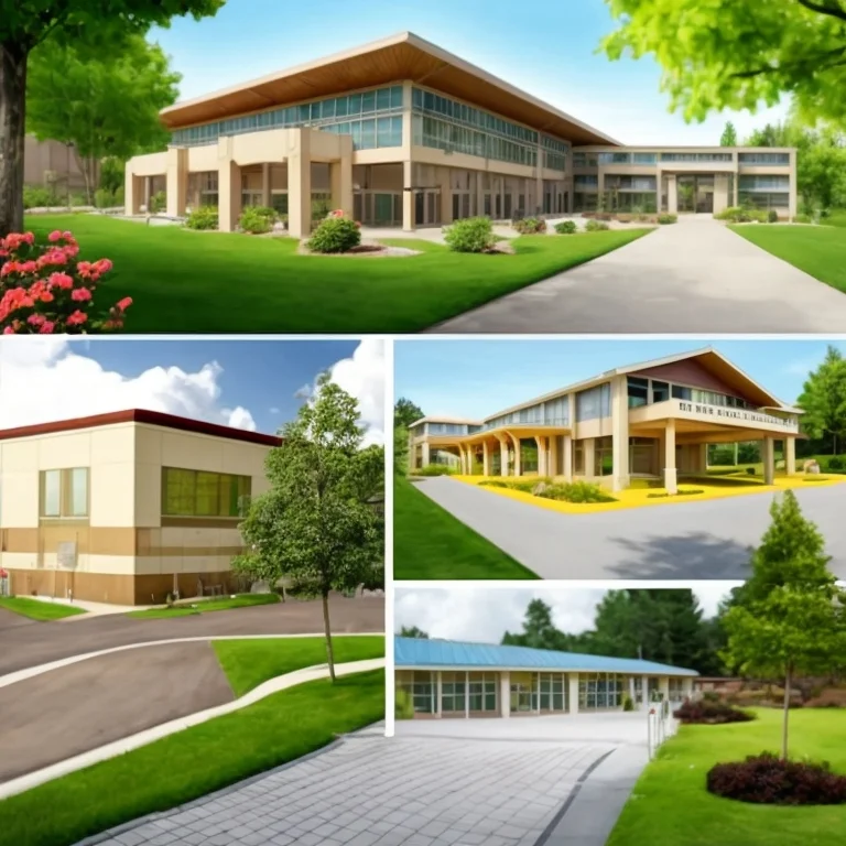 AoiAppen施設と自然の調和した風景